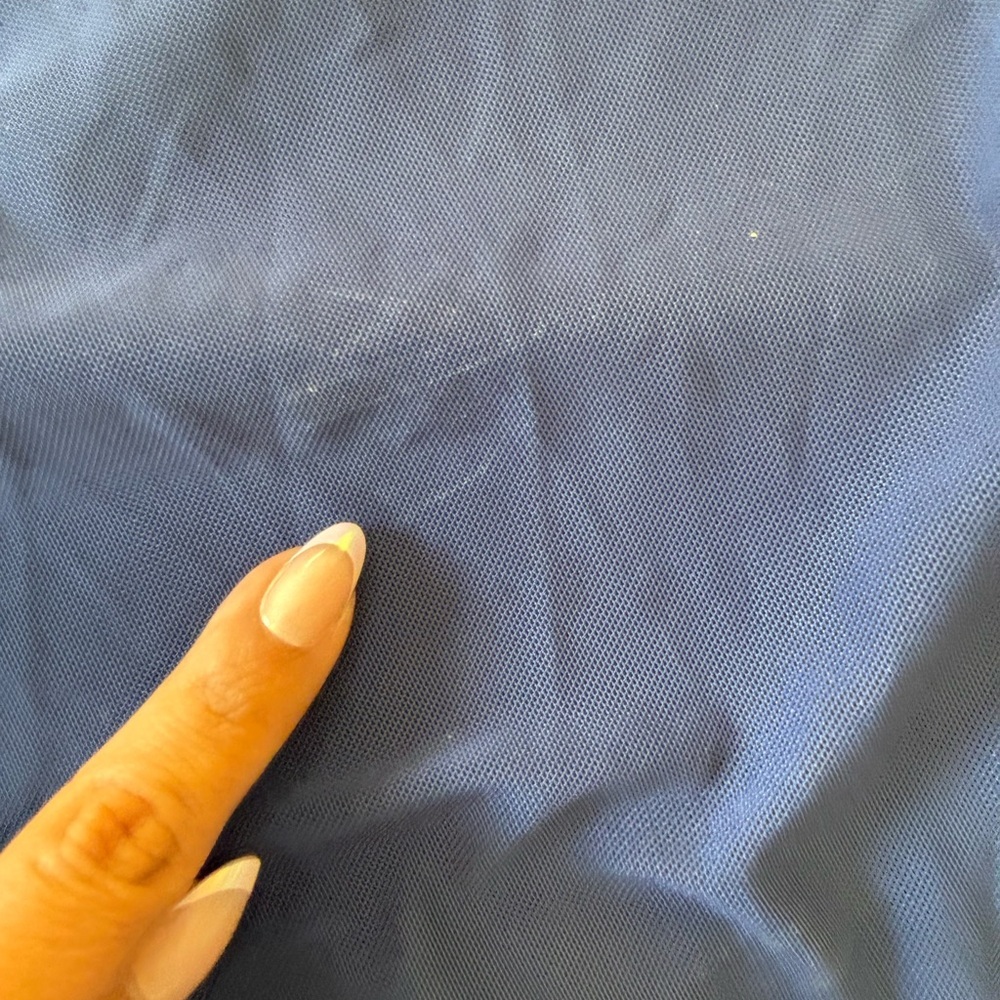 AFRM Navy Blue Ruched Dress - Picture 5 of 5